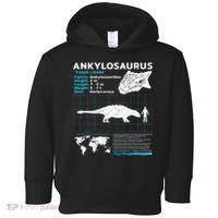 Ankylosaurus fact sheet Dinosaur Facts Gift Toddler Hoodie thumb 0