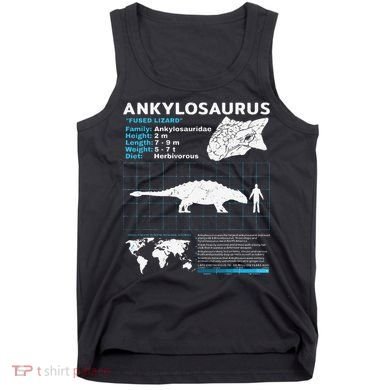 Ankylosaurus fact sheet Dinosaur Facts Gift Tank Top