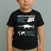 Ankylosaurus fact sheet Dinosaur Facts Gift Toddler T-Shirt thumb 2