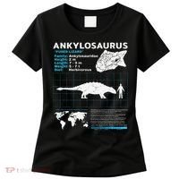 Ankylosaurus fact sheet Dinosaur Facts Gift Women's T-Shirt thumb 0