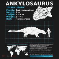 Ankylosaurus fact sheet Dinosaur Facts Gift Kids Sweatshirt thumb 2