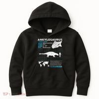 Ankylosaurus fact sheet Dinosaur Facts Gift Kids Hoodie thumb 0