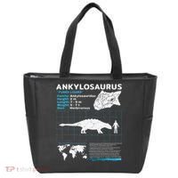 Ankylosaurus fact sheet Dinosaur Facts Gift Tote Bag thumb 0