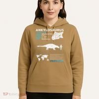 Ankylosaurus fact sheet Dinosaur Facts Gift Hoodie thumb 5