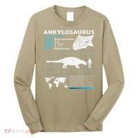 Ankylosaurus fact sheet Dinosaur Facts Gift Long Sleeve Shirt thumb 0