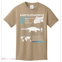 Ankylosaurus fact sheet Dinosaur Facts Gift Kids T-Shirt thumb 0