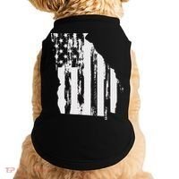 American Flag State Of Georgia Distressed Patriotic Doggie Tank thumb 0