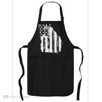 American Flag State Of Georgia Distressed Patriotic Apron thumb 0
