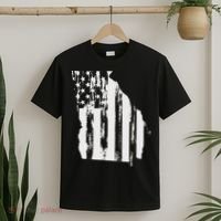 American Flag State Of Georgia Distressed Patriotic T-Shirt thumb 2