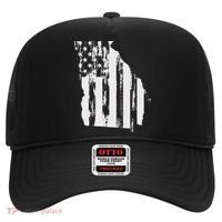 American Flag State Of Georgia Distressed Patriotic Hat thumb 0