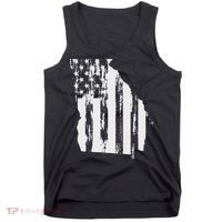 American Flag State Of Georgia Distressed Patriotic Tank Top thumb 0