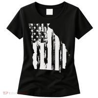 American Flag State Of Georgia Distressed Patriotic Women's T-Shirt thumb 0