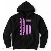 American Flag Save The Tatas Hoodie thumb 0