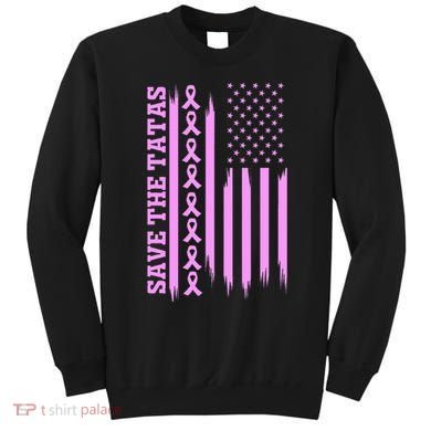 American Flag Save The Tatas Sweatshirt