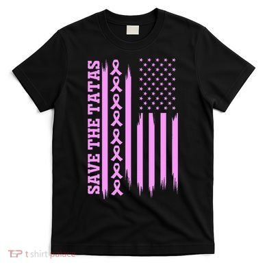 American Flag Save The Tatas T-Shirt