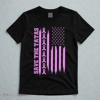American Flag Save The Tatas T-Shirt thumb 5