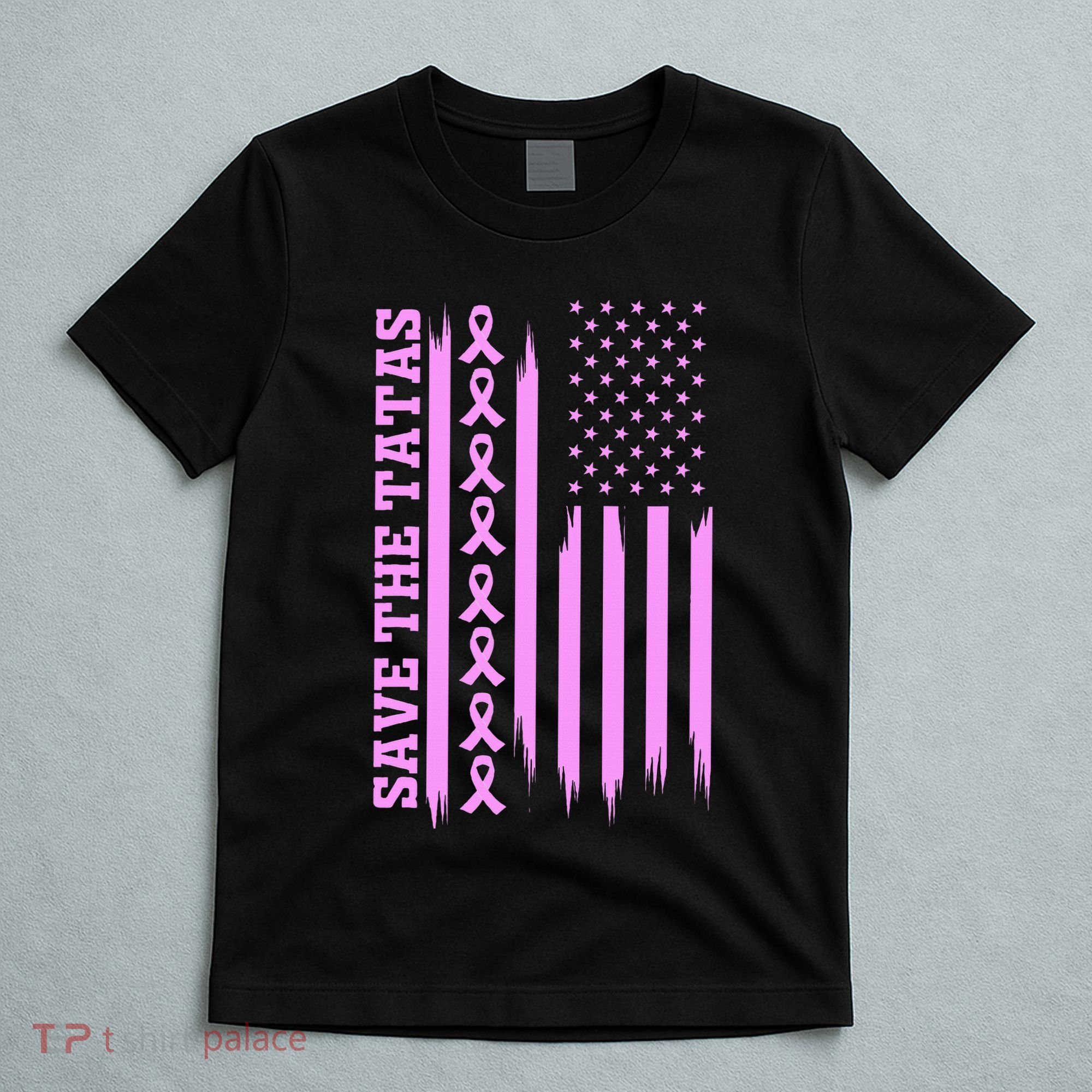 American Flag Save The Tatas T-Shirt