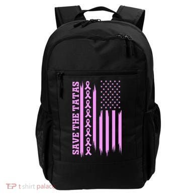 American Flag Save The Tatas Backpack