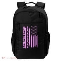 American Flag Save The Tatas Backpack thumb 0