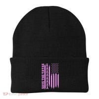 American Flag Save The Tatas Beanie thumb 0