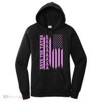 American Flag Save The Tatas Women's Hoodie thumb 0