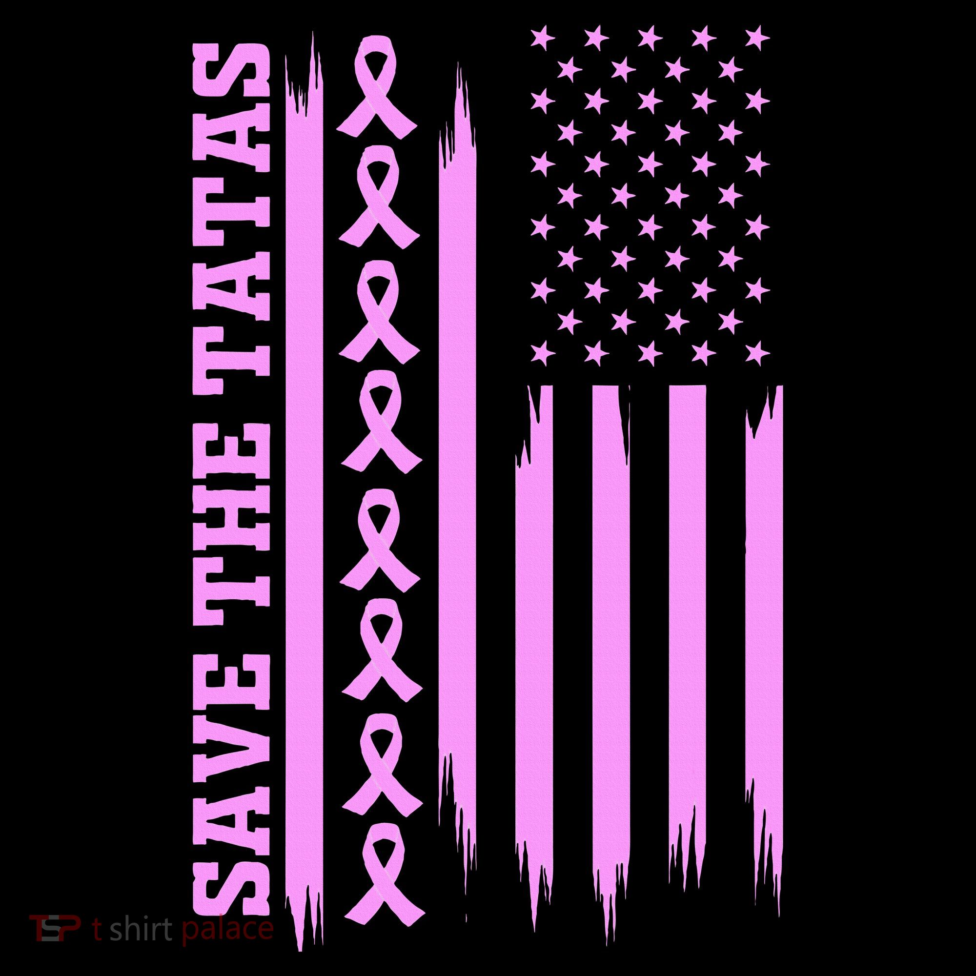 American Flag Save The Tatas Women's Hoodie