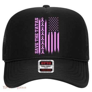American Flag Save The Tatas Hat