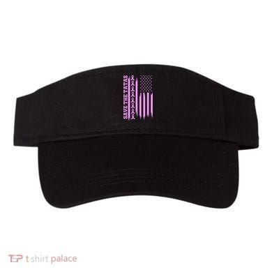 American Flag Save The Tatas Visor