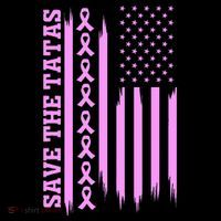 American Flag Save The Tatas Kids Sweatshirt thumb 2