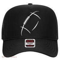 American Football Silhouette Football Hat thumb 0