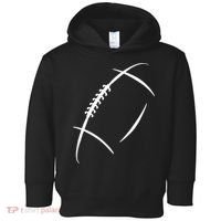 American Football Silhouette Football Toddler Hoodie thumb 0