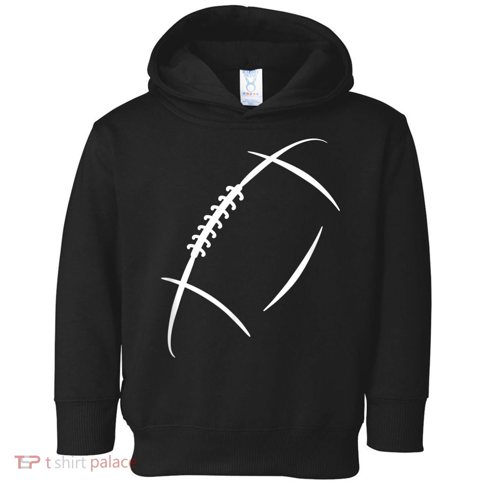 American Football Silhouette Football Toddler Hoodie