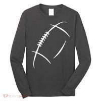 American Football Silhouette Football Long Sleeve Shirt thumb 0