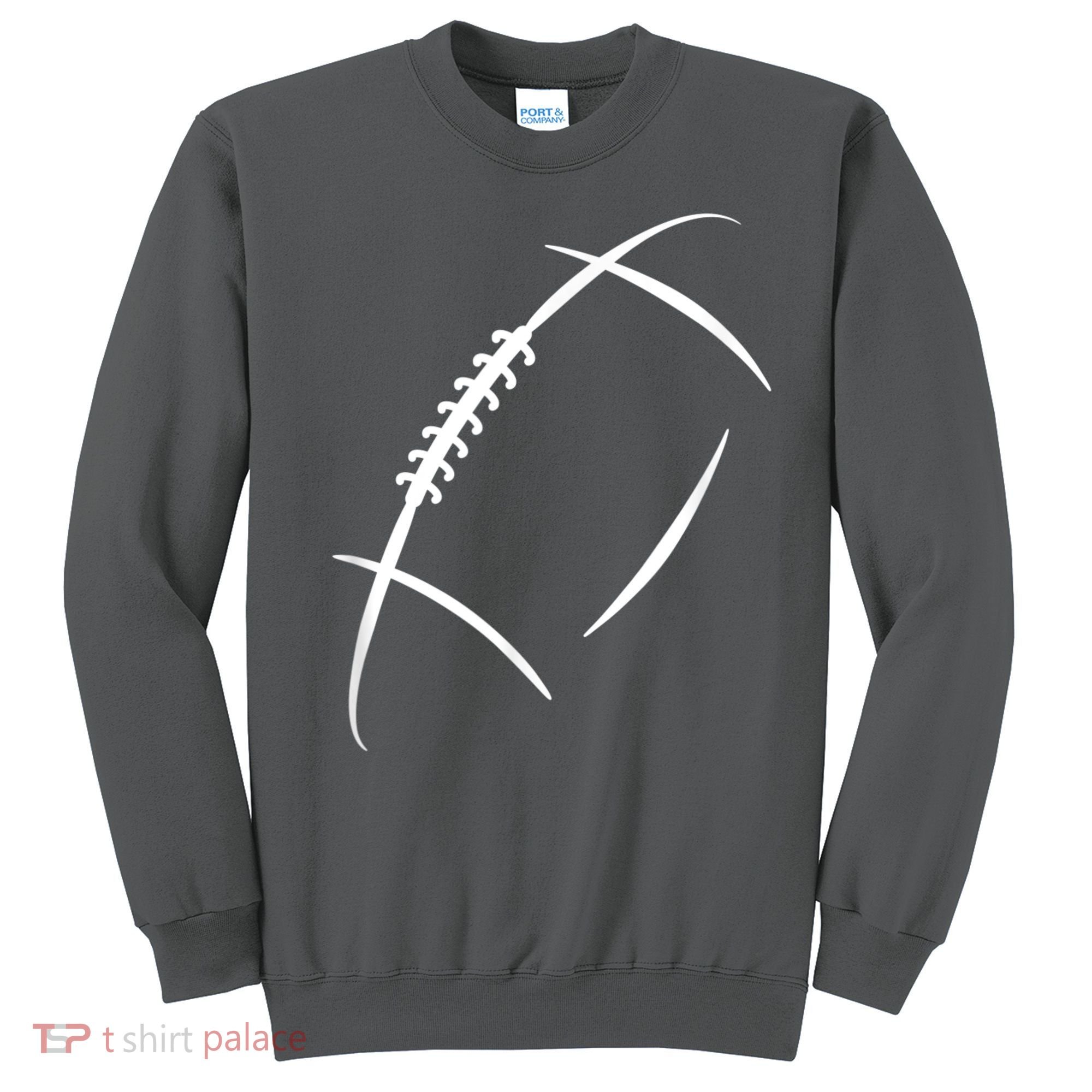 American Football Silhouette Football Sweatshirt