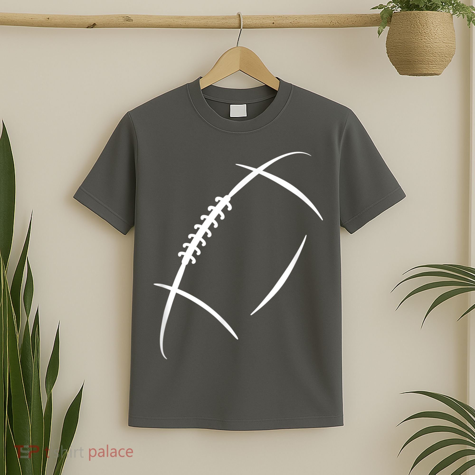 American Football Silhouette Football T-Shirt