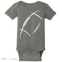 American Football Silhouette Football Baby Bodysuit thumb 0