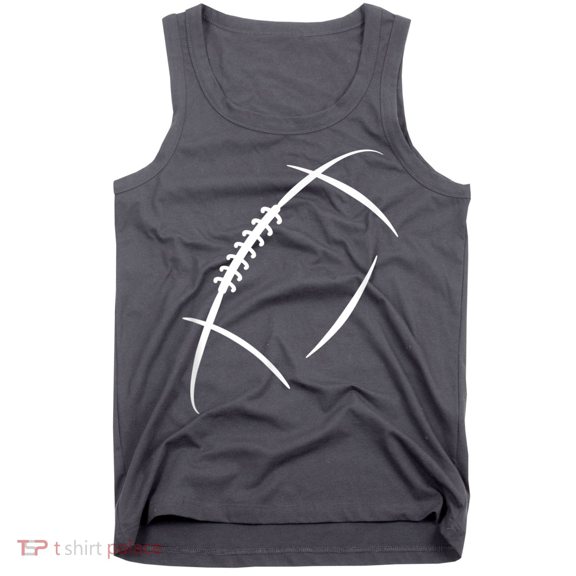 American Football Silhouette Football Tank Top