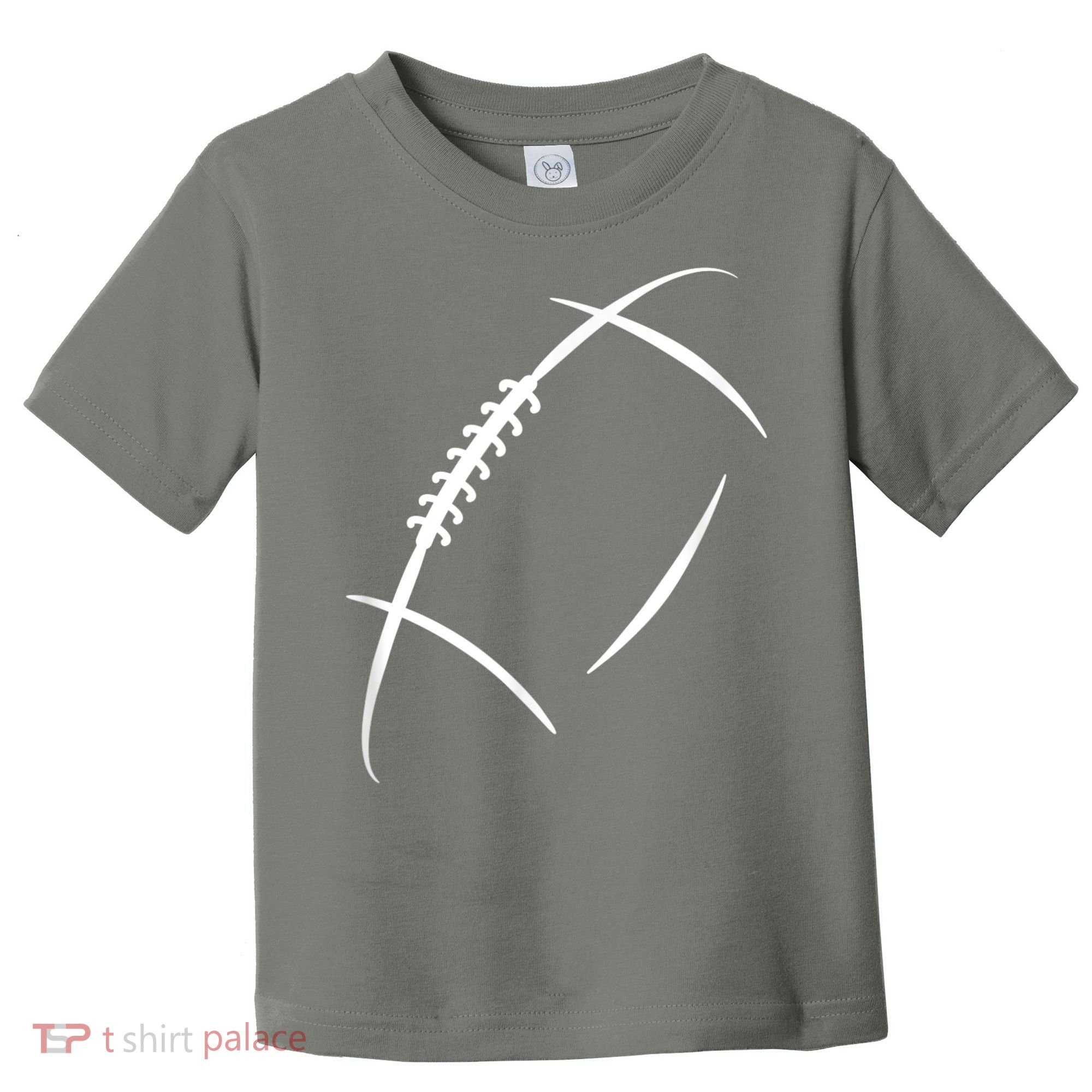 American Football Silhouette Football Toddler T-Shirt