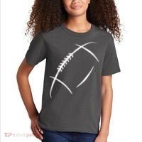 American Football Silhouette Football Kids T-Shirt thumb 2