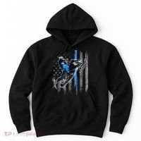 American Flag Snowmobile Shirt Men Snowmobile Riding Gift Hoodie thumb 0