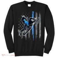 American Flag Snowmobile Shirt Men Snowmobile Riding Gift Sweatshirt thumb 0