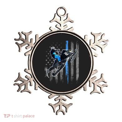 American Flag Snowmobile Shirt Men Snowmobile Riding Gift Ornament