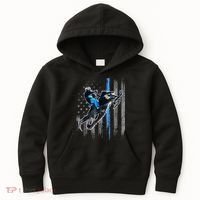 American Flag Snowmobile Shirt Men Snowmobile Riding Gift Kids Hoodie thumb 0