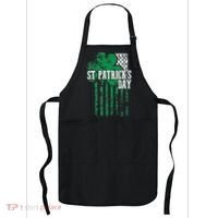 American Flag Saint Patricks Day For And Women Apron thumb 0