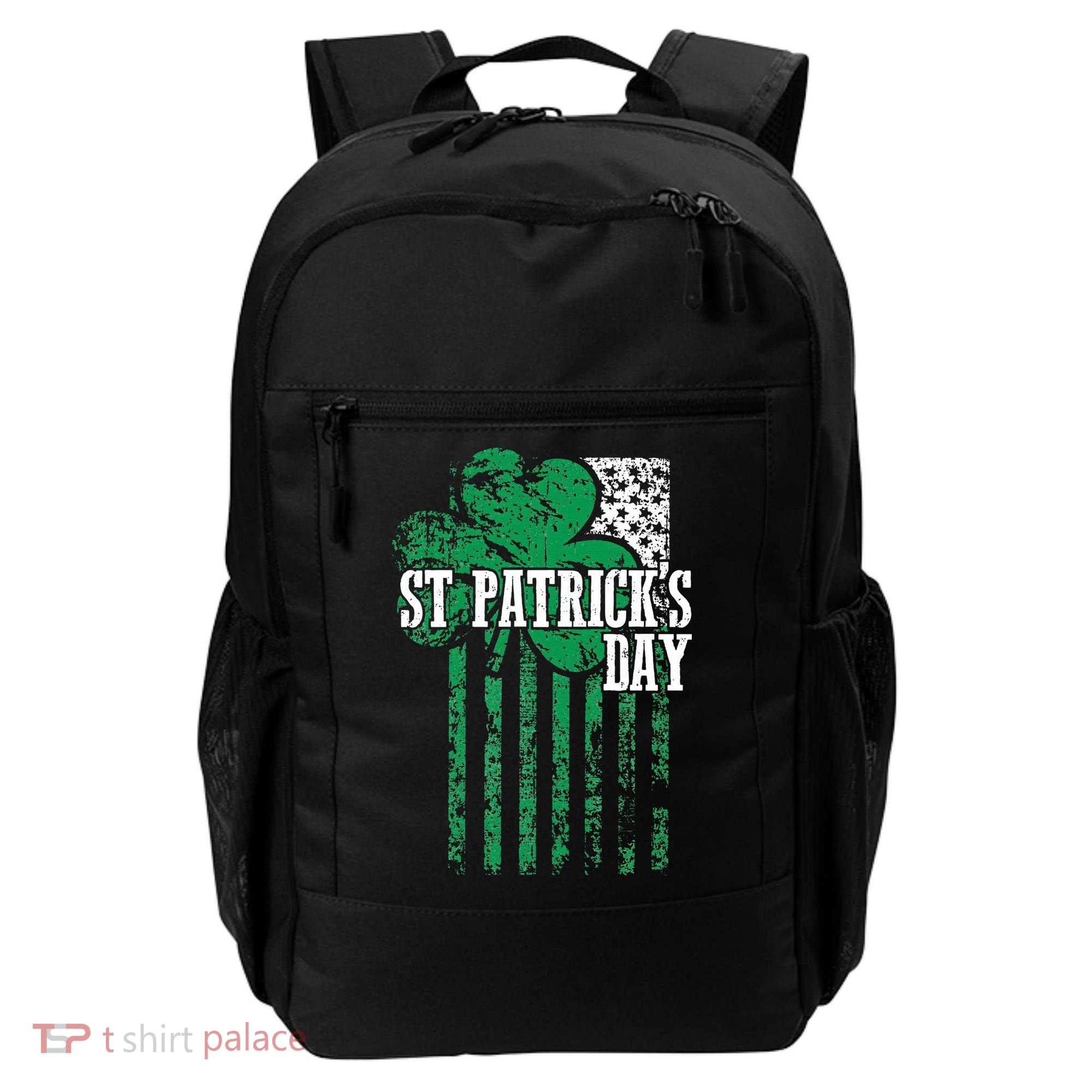 American Flag Saint Patricks Day For And Women Backpack