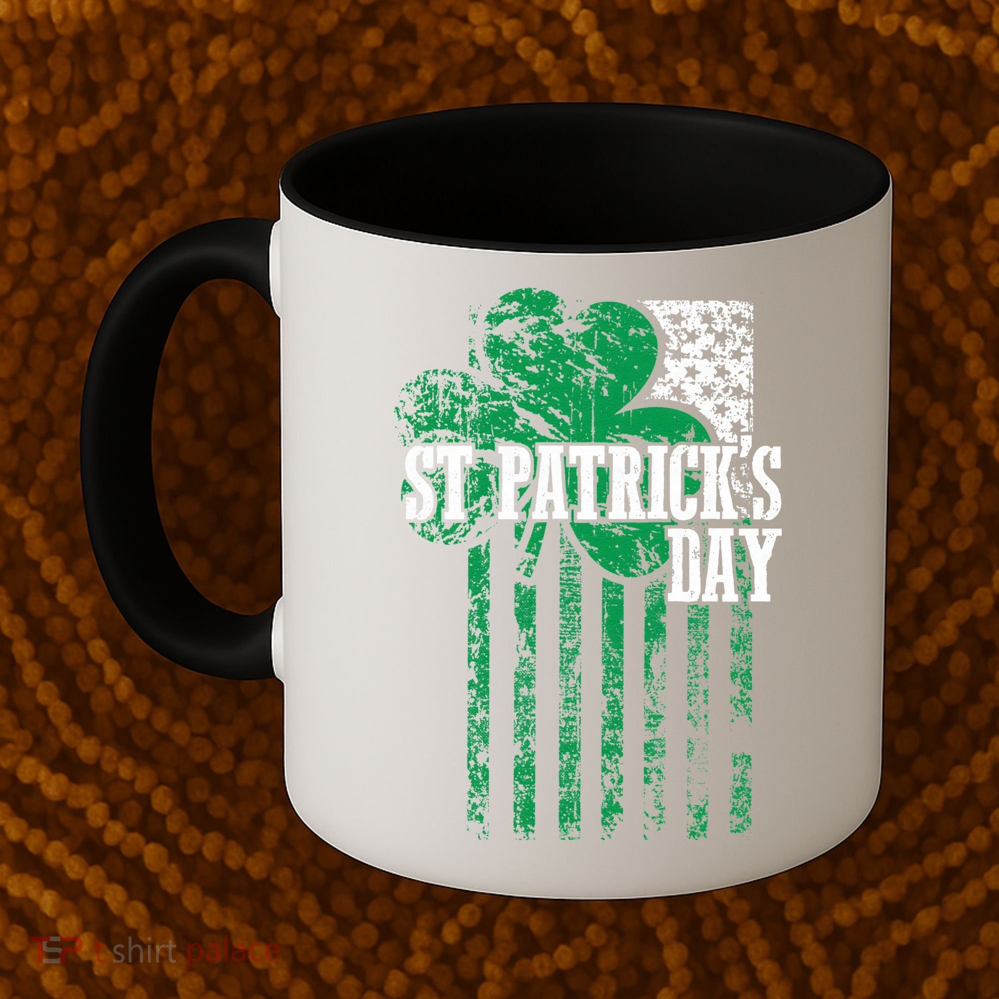American Flag Saint Patricks Day For And Women Coffee Mug
