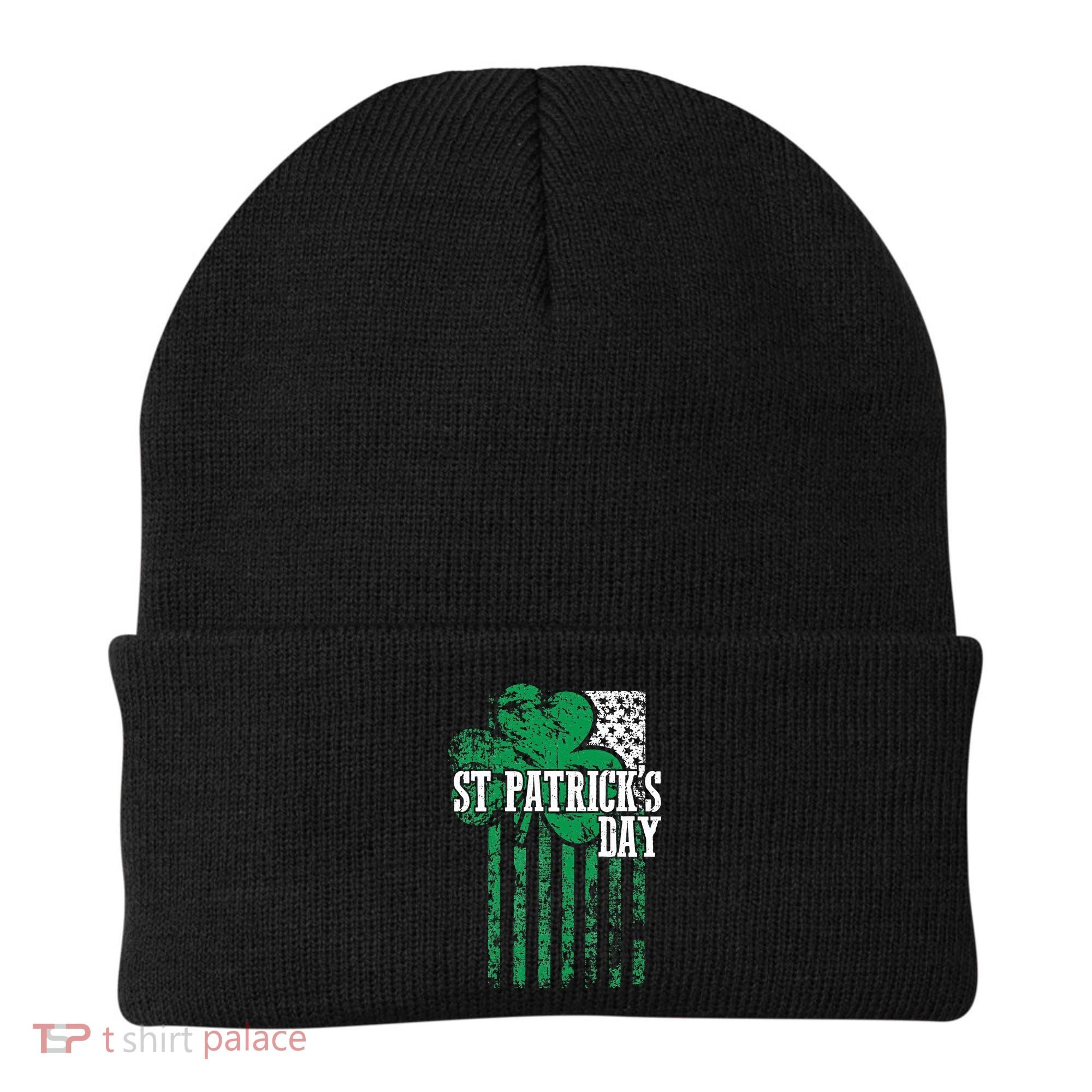 American Flag Saint Patricks Day For And Women Beanie