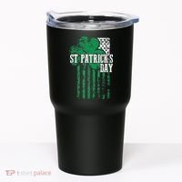 American Flag Saint Patricks Day For And Women Tumbler thumb 0