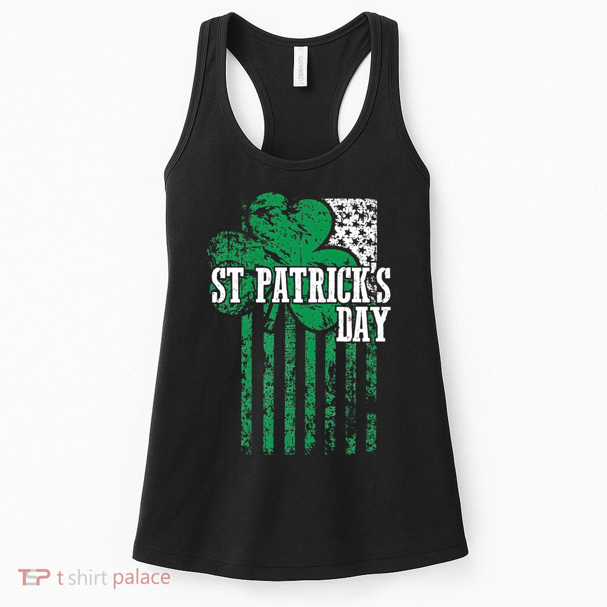 American Flag Saint Patricks Day For And Women Women's Tank Top