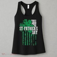 American Flag Saint Patricks Day For And Women Women's Tank Top thumb 3